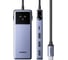 Хаб UGREEN CM888 45155 UNO 7-in-1 4K60Hz USB-C+3хUSB-A+Ethernet+PD 100W+HDMI Hub, серый 45155_ 1