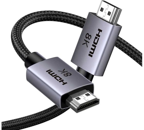 Кабель UGREEN HD171 25914 HDMI 2.1 Male To Male 8K Cable, длина: 10м, серый 25914_