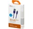 Кабель InterStep TypeC-USBA USB3.0 Ultra Violet нейлон 1,0м, M-M 58530 2