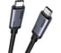Кабель UGREEN L706 65383 240W 80Gbps USB-C to USB-C GEN4 Charging Cable 5A Max. Длина: 1м. Цвет: серый 65383_ 1