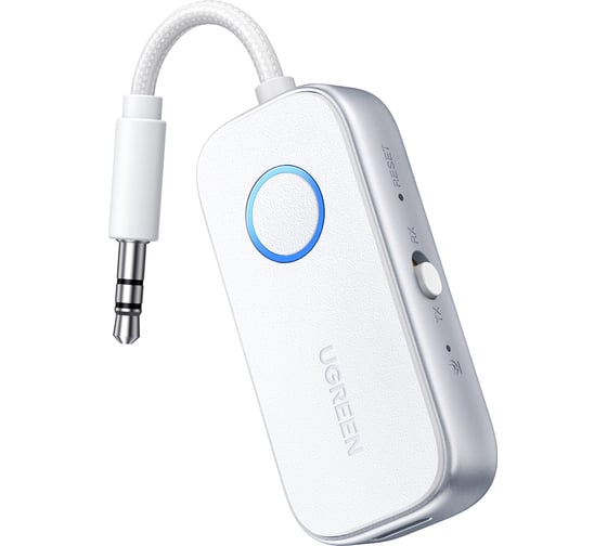 Адаптер UGREEN Bluetooth приемник/передатчик CM872 45812 Bluetooth 5.4 Audio Receiver/Transmitter. Цвет: белый 45812_