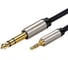 Кабель UGREEN AV127 10630 3.5mm to 6.35mm TRS Stereo Audio Cable. Длина: 5м. Цвет: серый 10630_ 2