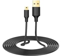 Кабель UGREEN US132 10385 USB 2.0 A Male to Mini 5 Pin Male Cable. Длина: 1,5м. Цвет: черный 10385_