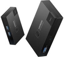 Переключатель UGREEN CM618 15149 USB 3.0 Sharing Switcher 2 In 1 Out. Цвет: черный 15149_