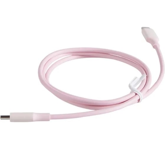 Кабель Ugreen US264 65124 60W USB-C 2.0 Male To USB-C 2.0 Male 3A Data Cable. Длина: 1м. Цвет: розовый 65124_