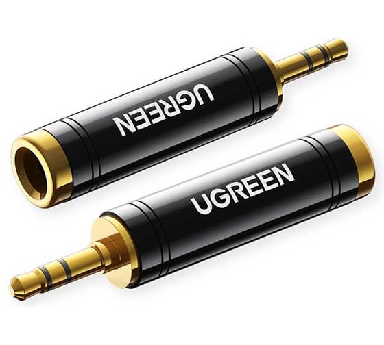 Адаптер Ugreen AV168 60711 3.5mm Male to 6.35mm Female Adapter. 1 шт 60711_