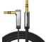 Кабель угловой Ugreen AV119 10728 3.5mm Male to 3.5mm Male Straigth to angle flat Cable. Длина: 3м. Цвет: черный 10728_ 1