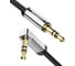 Кабель угловой Ugreen AV119 10728 3.5mm Male to 3.5mm Male Straigth to angle flat Cable. Длина: 3м. Цвет: черный 10728_ 2