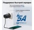 Кабель TypeC GCR PREMIUM 0.25m угловой для PowerBank, черный, AL case черный, 28/ 22 AWG, VIV53I445 5