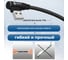 Кабель TypeC GCR PREMIUM 0.25m угловой для PowerBank, черный, AL case черный, 28/ 22 AWG, VIV53I445 6