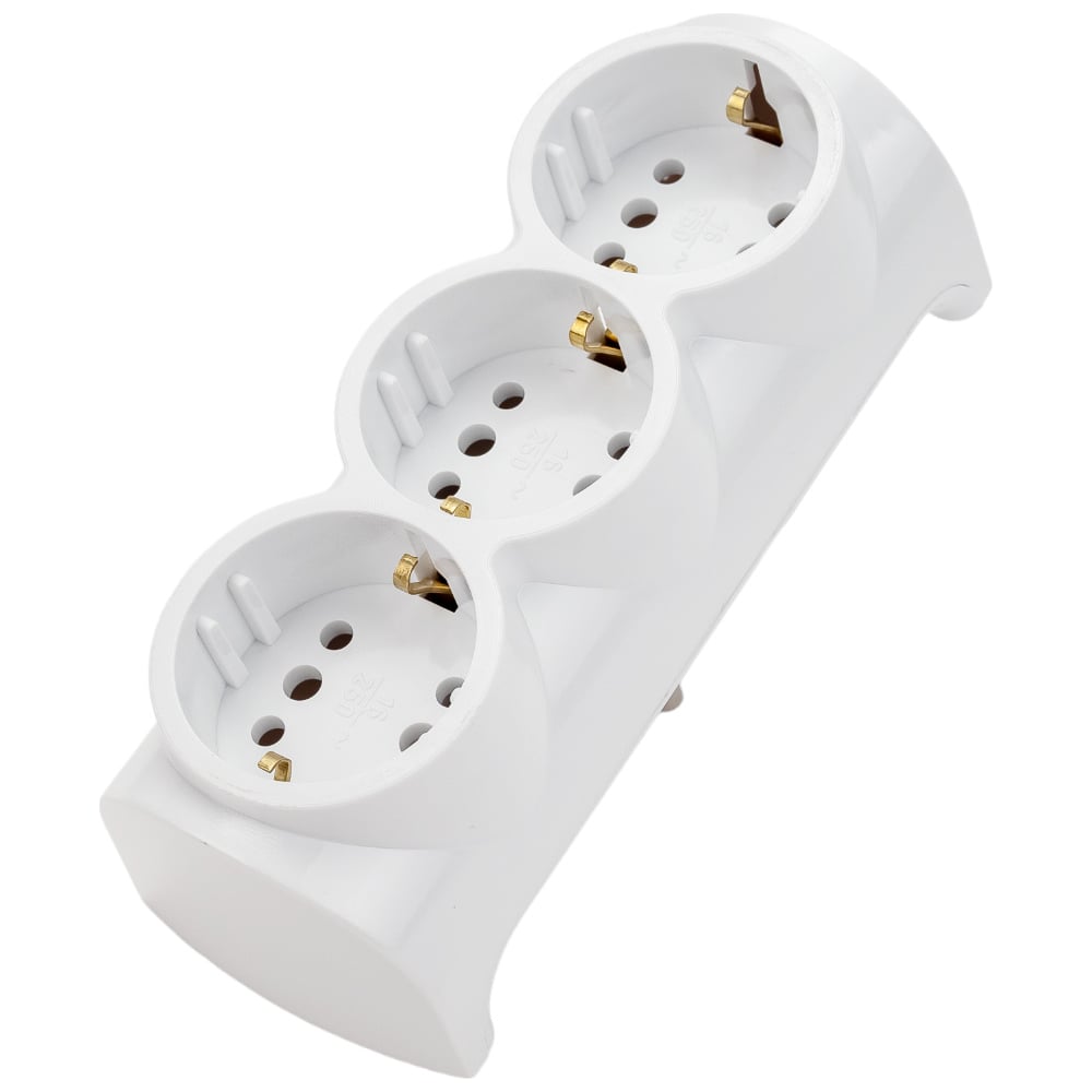 ТрехместнаярозеткаSVETРВ16-7132ЕВРОSV0302-0038