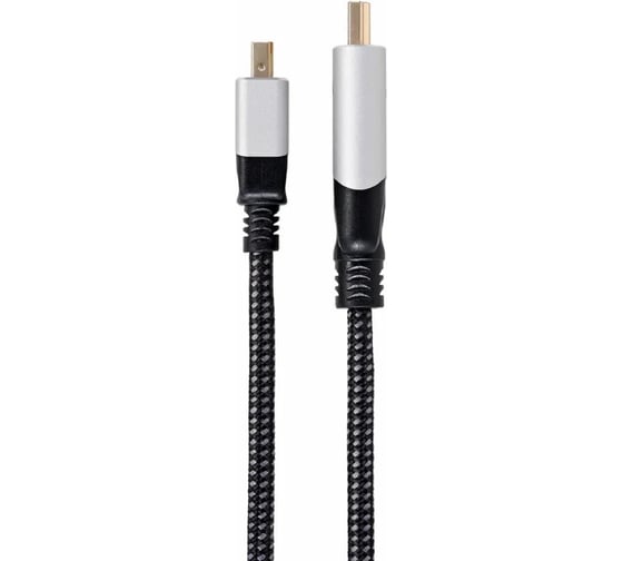 Кабель VCOM Mini DisplayPort HDMI медь 4K 60Hz оплетка провод высокоскоростной 3m CG615M-3.0