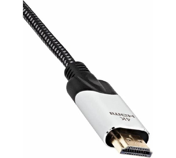Кабель VCOM Mini DisplayPort HDMI медь 4K 60Hz оплетка провод высокоскоростной 3m CG615M-3.0