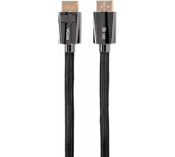 Кабель VCOM DisplayPort 2.1 медь 16K 60Hz провод сверхскоростной 5m CG655-5.0