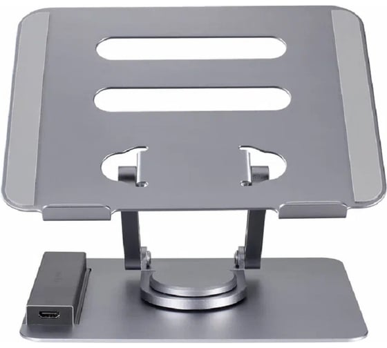 Док станция с подставкой Telecom HDMI TYPE C USB A SD/TF RJ45 для ноутбука планшета поворотная TAU704