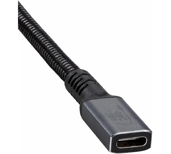 Удлинитель Telecom USB4 TYPE C 240W Power Delivery медь 8K 60Hz 40 GBps совместим с Thunderbolt3 корпус металл 0.8m TUS845-0.8M