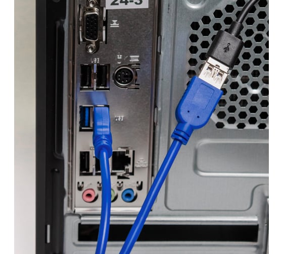 Кабель удлинитель Vell для подключения устройств USB 3.0, 2 м 1378888