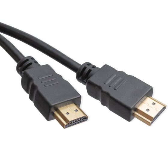 Видеокабель Vell HDMI - HDMI, 19 pin, черный, 5 м 1378881 1