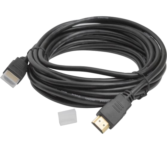 Видеокабель Vell HDMI - HDMI, 19 pin, черный, 5 м 1378881