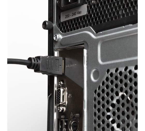 Видеокабель Vell HDMI - HDMI, 19 pin, черный, 1 м 1378879