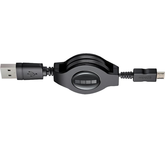 Кабель InterStep microUSB - USB M-M на скрутке, 1m 21990 1