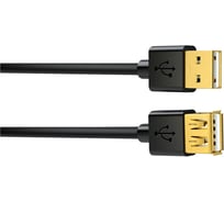 Кабель удлинитель InterStep USB 2.0 AA 3m GOLD 17273