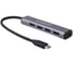 Разветвитель Gembird USB3.1, 4хUSB, с доп.питанием (порт Type-C), кабель Type-C 19см, алюминий, коробка UHB-C474 1