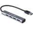 Разветвитель Gembird USB3.1, 4хUSB, с доп.питанием (порт Type-C), кабель USB 19см, алюминий, коробка UHB-C484 1