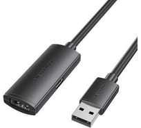 Активный кабель-удлинитель VENTION USB 2.0 AM/AF с усилителем - 30м, черный CBKBT