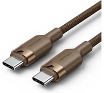 Кабель VENTION USB 2.0 CM/CM - 1м, бронза, 3А PD60W TRDJF