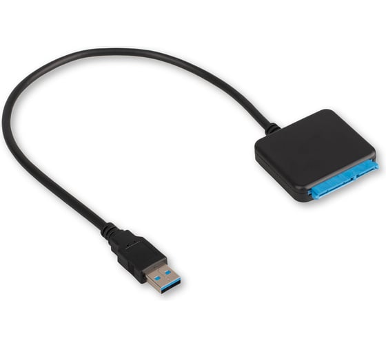Адаптер Cablexpert USB3.2 Gen1 на SATA 2.5/3.5 HDD/SSD, доп. питание 12V/2A, Sata3, 5 Гбит/с, длина 0.4м, пакет A-USB3-SATA3-3.5
