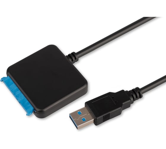 Адаптер Cablexpert USB3.2 Gen1 на SATA 2.5/3.5 HDD/SSD, доп. питание 12V/2A, Sata3, 5 Гбит/с, длина 0.4м, пакет A-USB3-SATA3-3.5