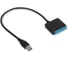 Адаптер Cablexpert USB3.2 Gen1 на SATA 2.5/3.5 HDD/SSD, доп. питание 12V/2A, Sata3, 5 Гбит/с, длина 0.4м, пакет A-USB3-SATA3-3.5 1