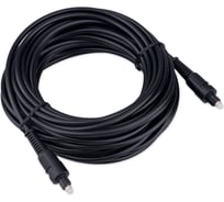 Кабель оптический Cablexpert Toslink 2xODT M/M, 10м, черный, пакет CC-OPT-10M-N
