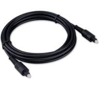 Кабель оптический Cablexpert Toslink 2xODT M/M, 3м, черный, пакет CC-OPT-3M-N