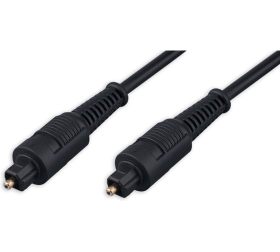 Кабель оптический Cablexpert Toslink 2xODT M/M, 3м, черный, пакет CC-OPT-3M-N