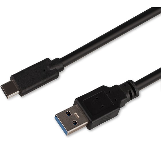 Кабель Cablexpert USB3.0, AM/Type-C, 3А, 36Вт, QC3.0, медь, двойн.экран, Pro, 3м, черный, пакет, CCP-USB3-AMCM-3M