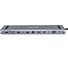 Док-станция Gembird Type-C, 12в1: 2xUSB3.1, USB2.0, RJ45, Type-C PD87W, Jack 3.5, SD/TF, 2xHDMI, VGA, Type-C, кабель 23см, алюминий, UHB-D6 2