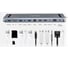 Док-станция Gembird Type-C, 12в1: 2xUSB3.1, USB2.0, RJ45, Type-C PD87W, Jack 3.5, SD/TF, 2xHDMI, VGA, Type-C, кабель 23см, алюминий, UHB-D6 4