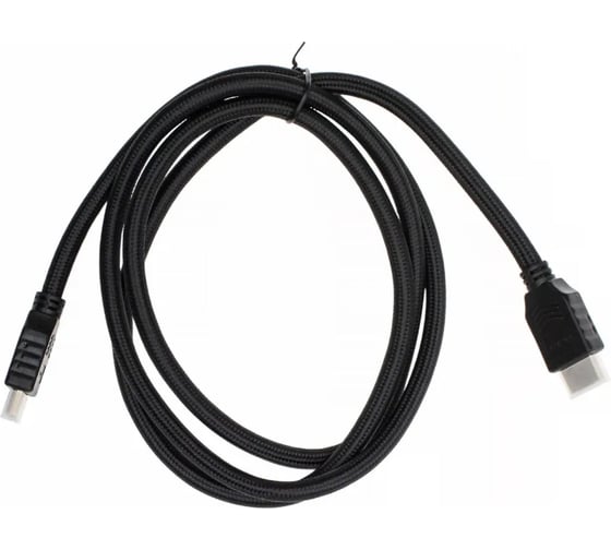 Кабель аудио-видео CACTUS CS-USBC-HDMI-2-2 USB Type-C (m)/HDMI (m) 2м, позолоченные контакты, черный 2092615 1