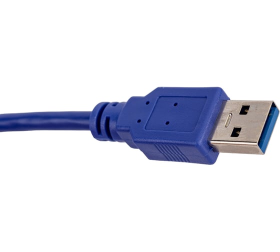 Кабель USB Cablexpert 3.0 AM/AM 1.8м медь, экран синий пакет CCP-USB3-AMAM-6