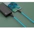 Кабель ОФИСМАГ S21 USB-Type-C, 1 м, 3 А, для зарядки и передачи данных, синий 93393 514169 2