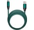 Кабель ОФИСМАГ BOLD USB-Type-C 1м 3А, для быстрой зарядки и передачи данных, толстый, мятный 18119 514176 1