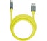 Кабель ОФИСМАГ BOLD USB-Type-C 1м 3А, для быстрой зарядки и передачи данных, толстый, желтый 18133 514177 1