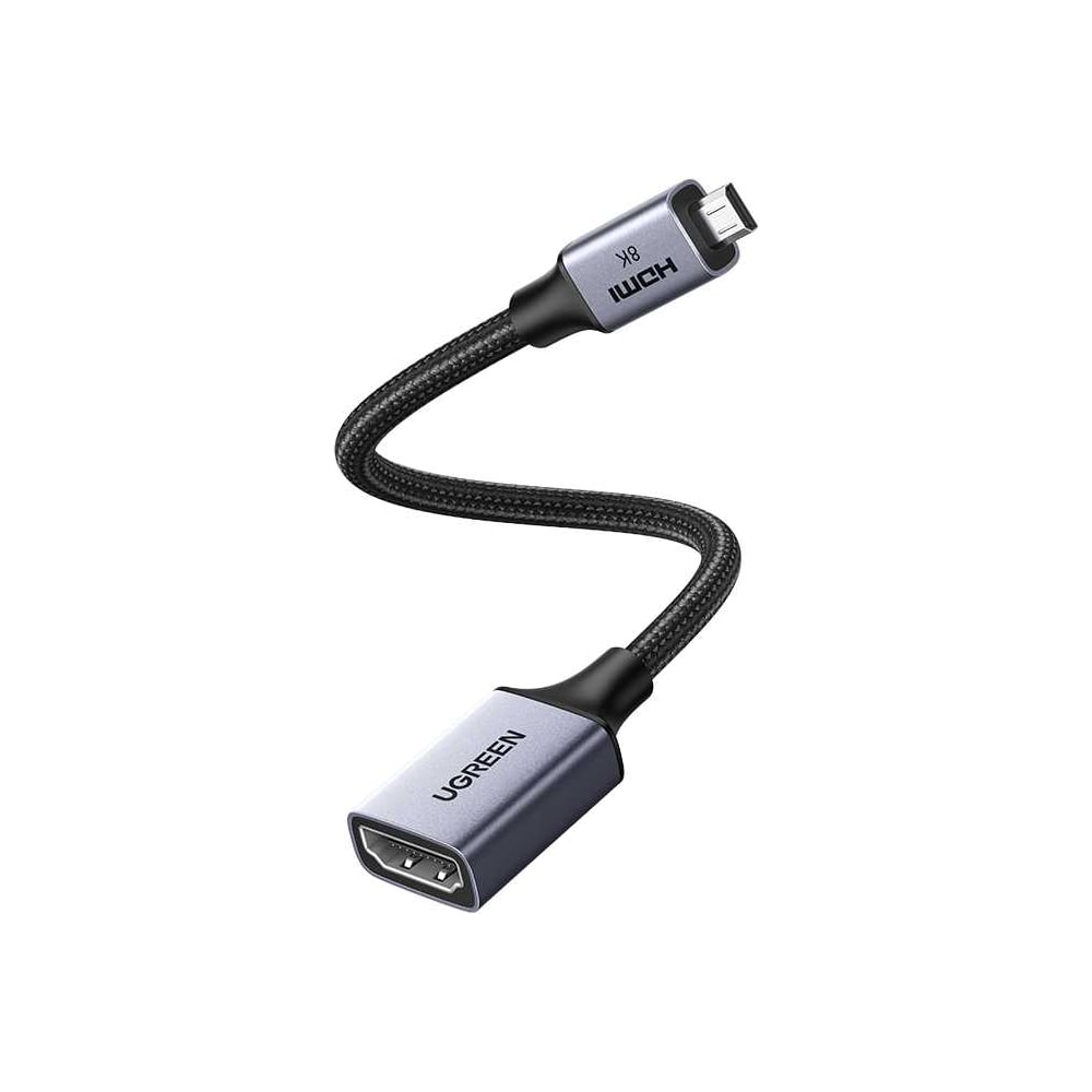 UGREEN HD182 65593 Micro HDMI To HDMI 8K Cable Male To Female 0 ugreen-hd182-65593-micro-hdmi-to-hdmi-8k-cable-male-to-female-0