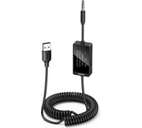Адаптер Bluetooth приемник/передатчик UGREEN BT303 45236 Bluetooth Audio TransmitterReceiver с микрофоном, черный 45236_