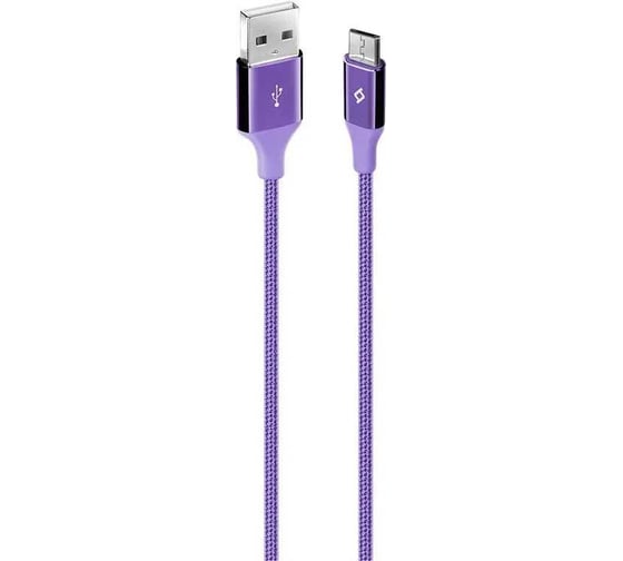 Кабель TTEC AlumiCable Micro USB Charge/Data Cable. Длина: 120см. Цвет: фиолетовый 2DK11MR