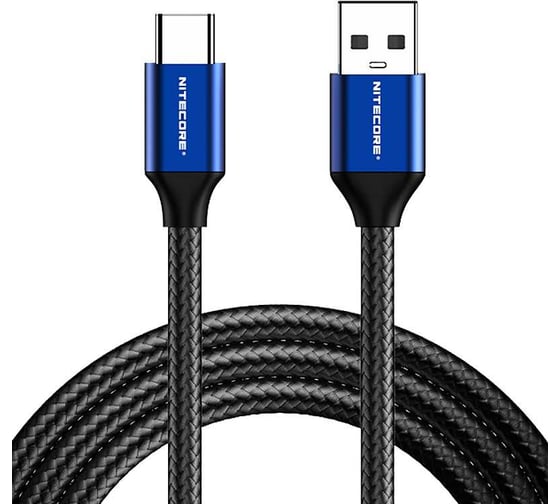 Кабель NITECORE UAC20 USB-C-USB-A, Ток: 3 A 18969
