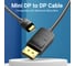 Кабель VENTION DisplayPort v1.2 20M/Mini DP M - 1.5м, черный HAABG 3