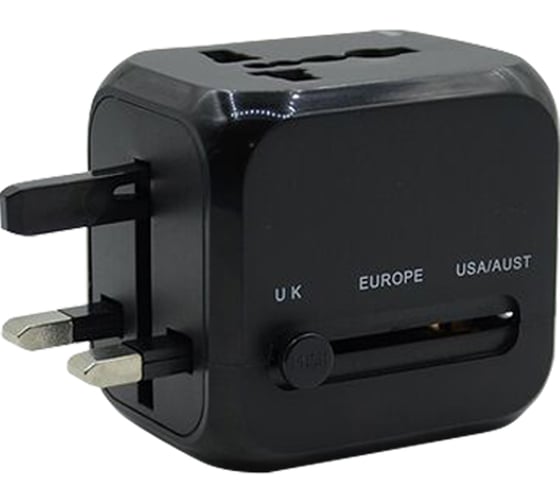 Переходник сетевой ROBITON TravelEnergy 3 с двумя USB-разъемами и 1 Type-C разъемом BL1 19711